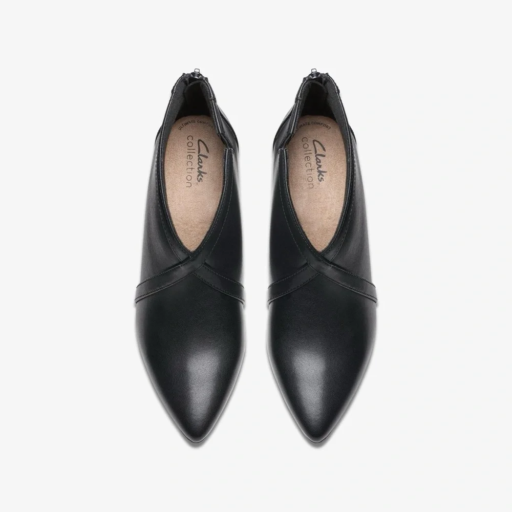 Clarks Women's Kataleyna Sol Black Leather